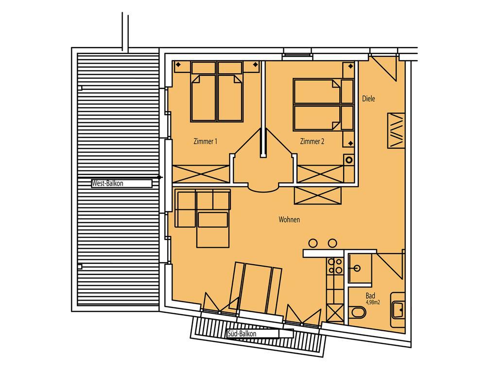 Kasperhof Apartments Innsbruck Top 6 - 7 エクステリア 写真